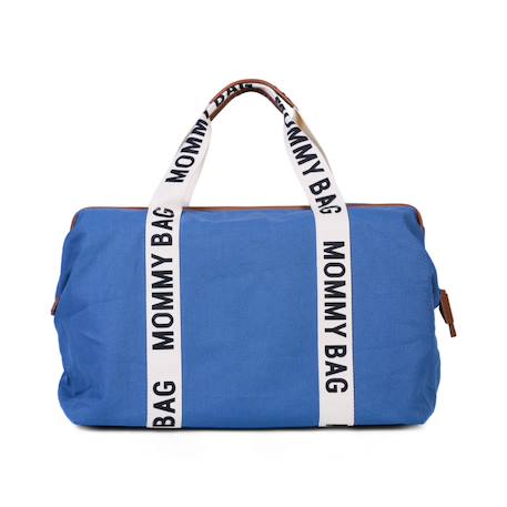 Sac à langer de voyage grande contenance signature mommy bag Indigo+Noir 1 - vertbaudet enfant 
