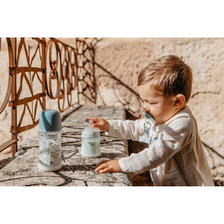 Biberon en polyamide avec tétine sx pro 270 ml débit m Beige neutre+Bleu liberty+Liberty rose+Rose 10 - vertbaudet enfant 