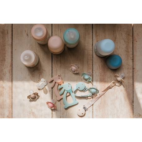 Sucette silicone butterfly sx pro wonderland Lapin beige+Lapin bleu+Lapin rose 2 - vertbaudet enfant 