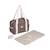 Sac à langer en coton déperlant 16 l paris Cacao 3 - vertbaudet enfant 