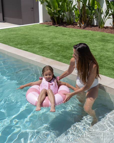 Gonflable pour enfants donut pvc double valve Multicolore+Rose+Rose à carreaux+Rose foncé+Rouge 8 - vertbaudet enfant 