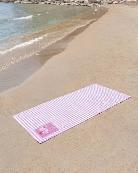 Serviette plage enfant légère microfibre Multicolore+Rose 10 - vertbaudet enfant 