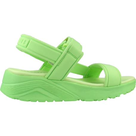Sandales enfant fille en textile Rose htpk+Vert lime 7 - vertbaudet enfant 