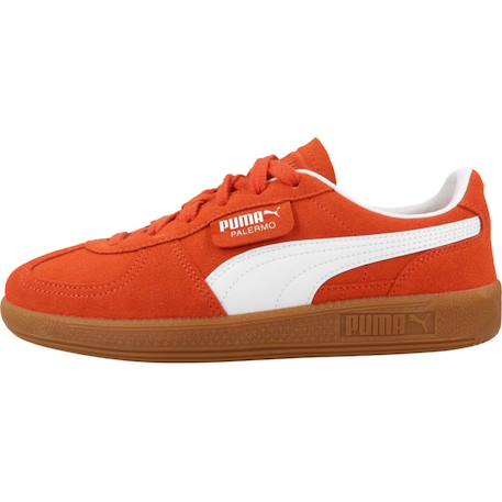 Basket à lacets garçon modèle palermo jr Orange red 2 - vertbaudet enfant 
