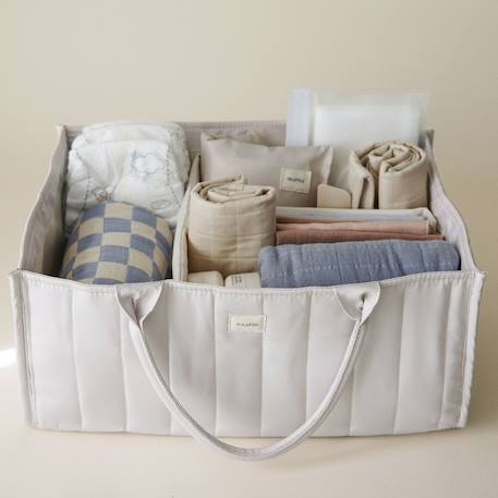 Panier à couches Bleu, blanc+Ecru+Ecru, jaune, vert+Rose+Vert d'eau 8 - vertbaudet enfant 