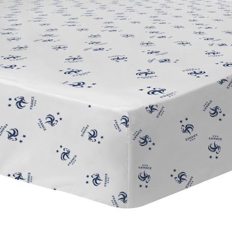 Garçon-Drap-housse football 100% coton, fff