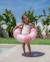 Gonflable pour enfants donut pvc double valve Multicolore+Rose+Rose à carreaux+Rose foncé+Rouge 9 - vertbaudet enfant 