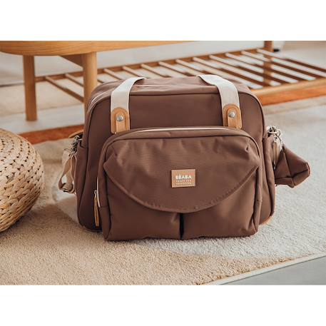 Sac à langer iconique grand volume 23 l geneve Bleu+Cacao+Terracotta 8 - vertbaudet enfant 