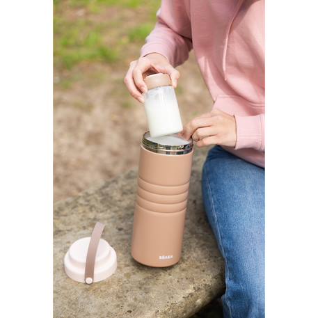 Lot de 2 bouteilles de conservation pour lait maternel Praliné 6 - vertbaudet enfant 