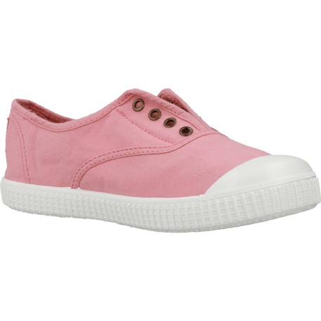 Baskets fille en textile Rose nude 5 - vertbaudet enfant 