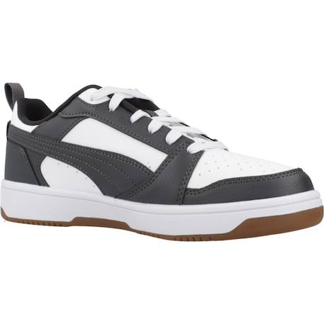 Baskets enfant garçon Gris white 5 - vertbaudet enfant 