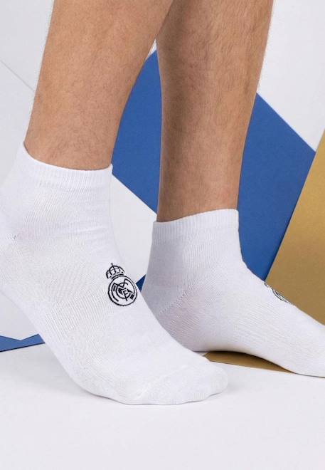 Lot de 2 chaussettes - real madrid Blanc+Noir 6 - vertbaudet enfant 
