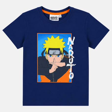 T-shirt enfant naruto Gris+Marine 8 - vertbaudet enfant 