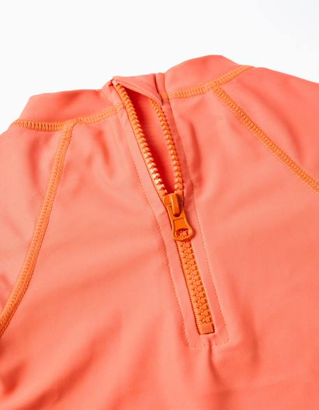 Ensemble de bain avec protection uv 40+ et motif Orange sombre 4 - vertbaudet enfant 