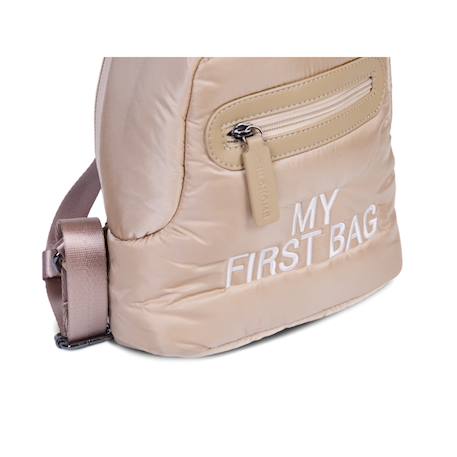 Sac à dos enfant my first bag Beige matelassé+Blanc noir+Noir or+Rose blanc 6 - vertbaudet enfant 