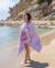 Serviette plage enfant légère microfibre Multicolore+Rose 6 - vertbaudet enfant 