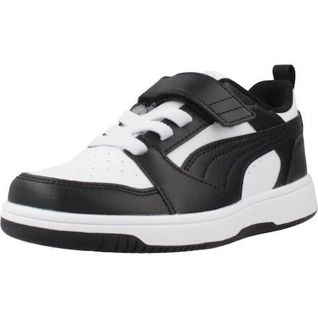 Baskets enfant garçon Noir white 4 - vertbaudet enfant 