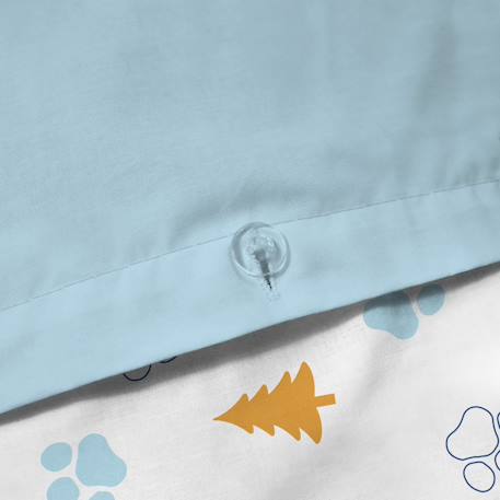 Parure de lit enfant 140x200, 100% coton, pat patrouille Bleu 5 - vertbaudet enfant 