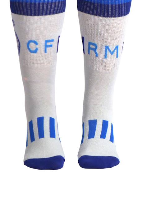 Chaussettes haute real madrid Blanc 3 - vertbaudet enfant 