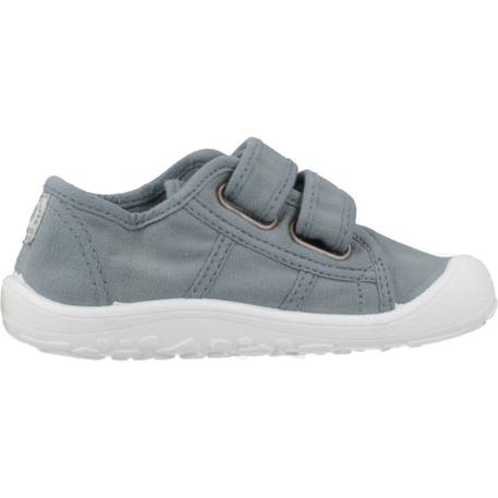 Baskets garçon en textile Gris atlantique 1 - vertbaudet enfant 