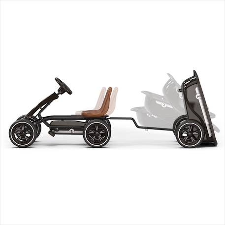 Kart enfant à pédales avec remorque - de 2 à 5 ans - Jeu exterieur Noir+Vert 4 - vertbaudet enfant 