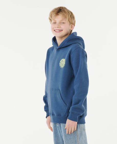 Sweat à capuche wetsuit icon enfant Aloe+Bone+Grass green+Grey marle+Light navy+Navy/white 22 - vertbaudet enfant 