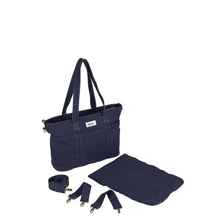 Sac à langer madrid Denim+Léopard+Lichen 5 - vertbaudet enfant 