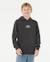 Sweat à capuche tropic dazed enfant Washed black 1 - vertbaudet enfant 