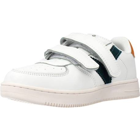 Baskets garçon Blanc verde 4 - vertbaudet enfant 
