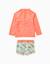 Ensemble de bain avec protection uv 40+ et motif Orange sombre 3 - vertbaudet enfant 