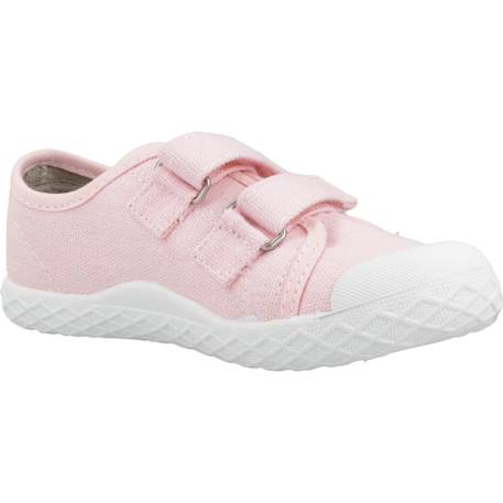 Basket fille modèle cambridge 3 Bleu 880+Rose 100 11 - vertbaudet enfant 