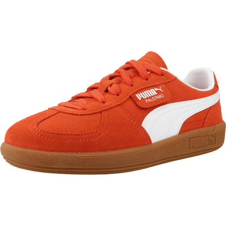 Basket à lacets garçon modèle palermo jr Orange red 4 - vertbaudet enfant 