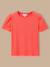 T-shirt à côtes fille - coton biologique Ecru+Jaune+Tangerine 5 - vertbaudet enfant 