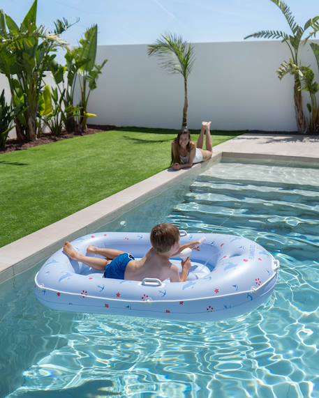 Gonflable pour enfants barque pvc Bleu 3 - vertbaudet enfant 