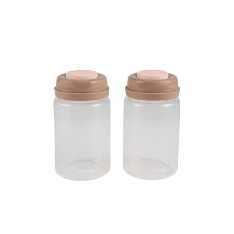 Lot de 2 bouteilles de conservation pour lait maternel Praliné 3 - vertbaudet enfant 
