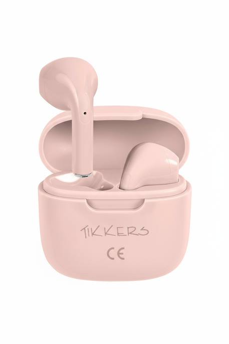 Ensemble montre connectée et écouteurs tikkers smart series 13 Noir+Rose 9 - vertbaudet enfant 
