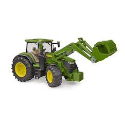 Jouet-Jeux d'imagination-John deere 7r avec chargeur avant