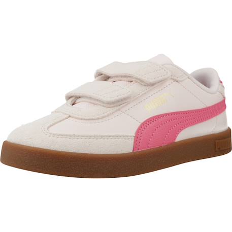 Baskets enfant fille en cuir Rose pink 4 - vertbaudet enfant 