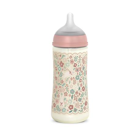 Biberon avec tétine sx pro 360 ml débit l Beige neutre+Bleu liberty+Liberty rose+Oisillons beige+Oisillons rose 6 - vertbaudet enfant 