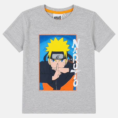 T-shirt enfant naruto Gris+Marine 3 - vertbaudet enfant 