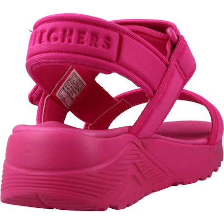 Sandales enfant fille en textile Rose htpk+Vert lime 3 - vertbaudet enfant 
