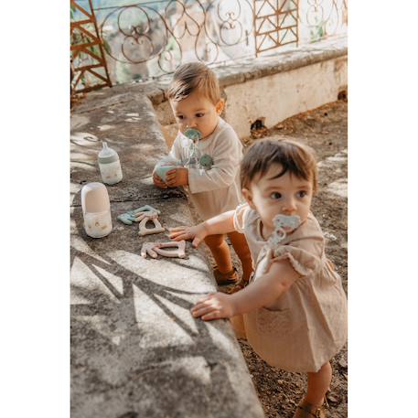 Biberon avec tétine sx pro 150 ml débit s Beige neutre+Bleu liberty+Liberty rose+Oisillons beige+Oisillons rose+Oisillons vert 10 - vertbaudet enfant 