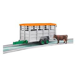 Jouet-Jeux d'imagination-Bétaillère + 1 vache