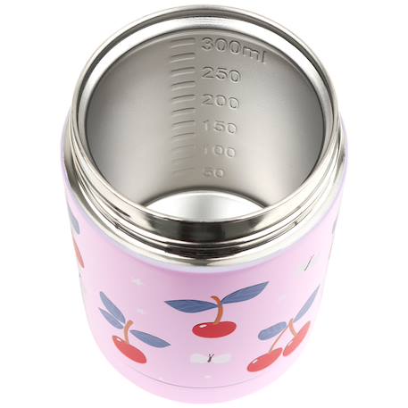 Boîte à repas isotherme cerises 300 ml Rose, rouge, jaune 6 - vertbaudet enfant 