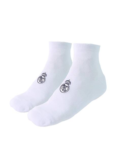 Lot de 2 chaussettes - real madrid Blanc+Noir 2 - vertbaudet enfant 