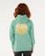 Sweat à capuche wetsuit icon enfant Aloe+Bone+Grass green+Grey marle+Light navy+Navy/white 3 - vertbaudet enfant 