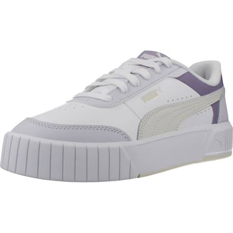 Baskets enfant fille en cuir Blanc black 4 - vertbaudet enfant 