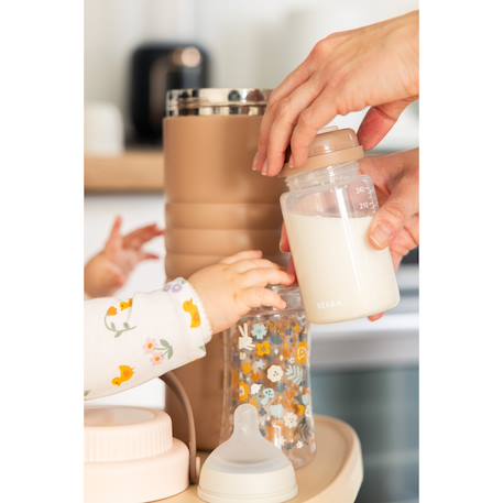 Lot de 2 bouteilles de conservation pour lait maternel Praliné 2 - vertbaudet enfant 