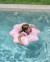 Gonflable pour enfants donut pvc double valve Rose 6 - vertbaudet enfant 
