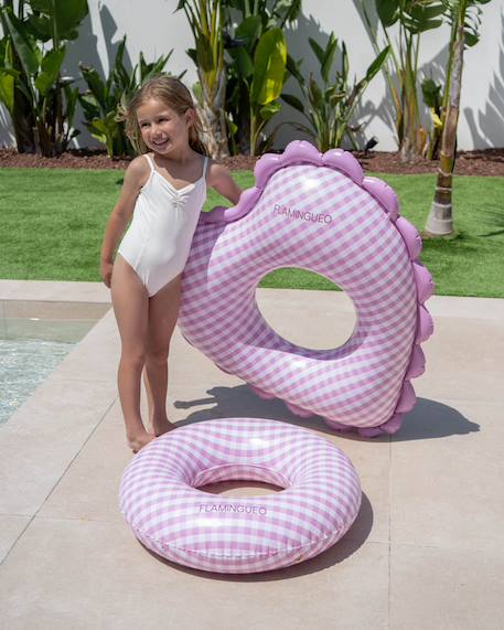 Gonflable pour enfants donut pvc double valve Multicolore+Rose+Rose à carreaux+Rose foncé+Rouge 18 - vertbaudet enfant 